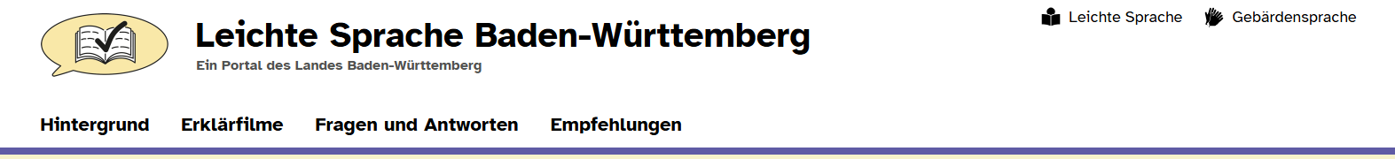 Bild vom Haupt-Menü
